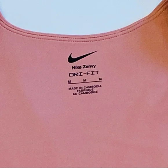 Nike Zenvy Women's Dri-FIT Tank Top shelf bra NWT perfect M size NWT so soft - Picture 3 of 9